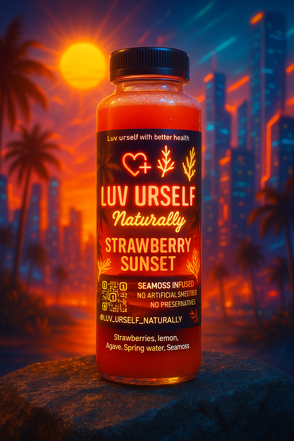 Strawberry Sunset (Strawberry lemonade)4-pack 12oz