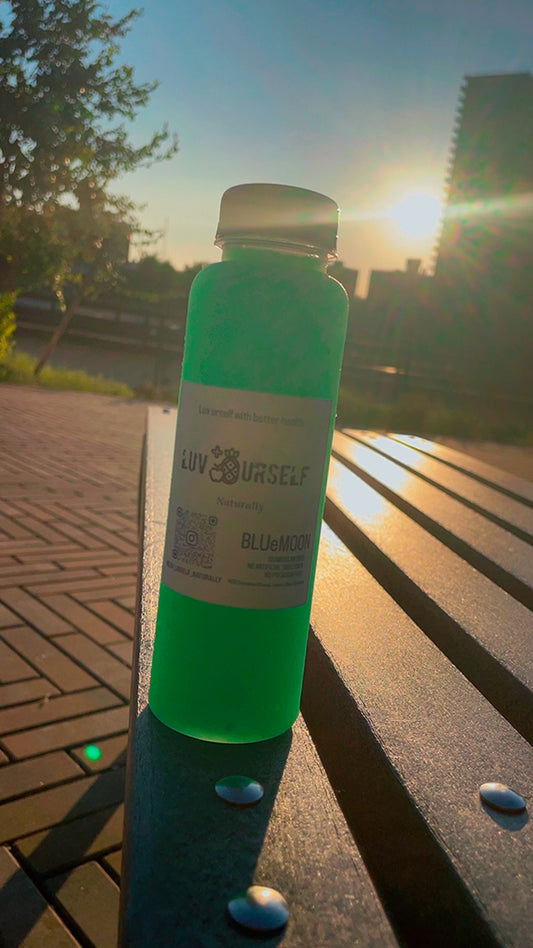 Blue luna- Sea Moss+Blue Spirulina lemonade) 4-pack 12oz