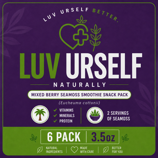 Mixed Berry | Seamoss Smoothie Snack| 6 pouches