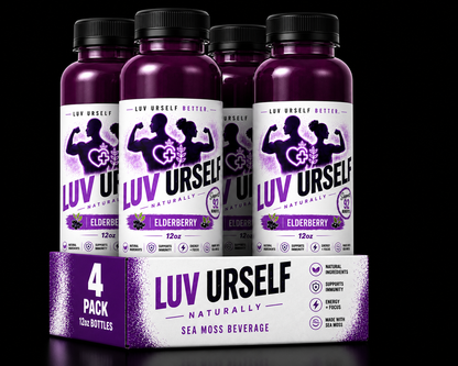 Elderberry lemonade- 12oz 4pack