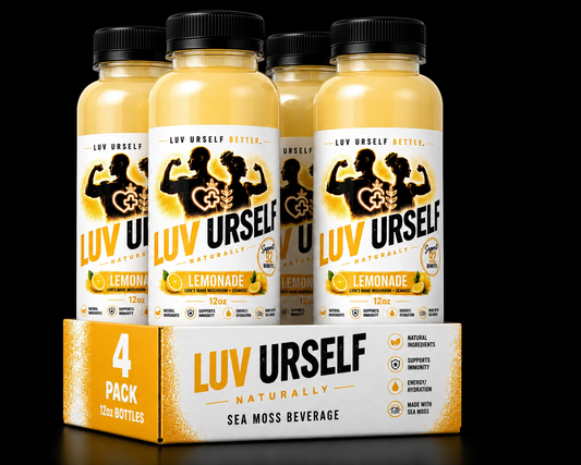 Lemonade(Seamoss +Lion's mane mushroom Lemonade)4-pack 12oz